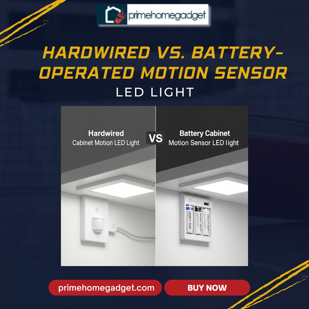 Hardwired vs. Battery-Operated Motion Sensor LED Lights: Users’ Recommendation