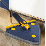 360 Degree Adjustable and Retractable Rotating Triangle Mop