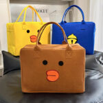 Large Capacity Travel Felt Tote Bag